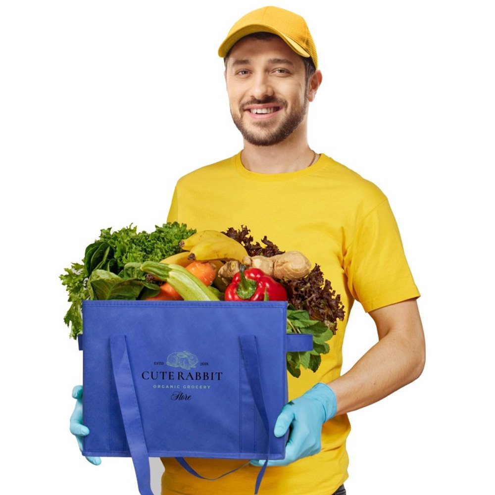 Rpet Folding Storage Utility Tote - Personalization Available