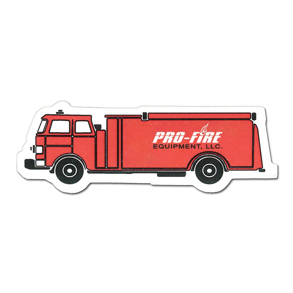 Fire Truck Full Color Magnet - Personalization Available