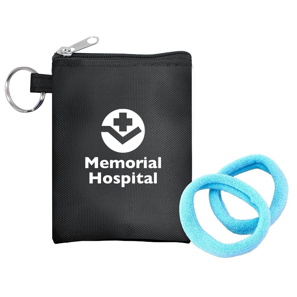 Hair Ties and Pouch - Personalization Available