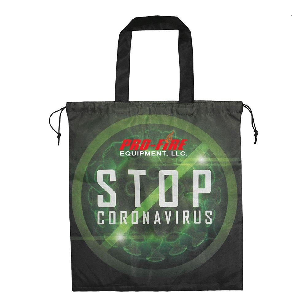 2-in-1 Drawstring Tote Bag - Full Color - Personalization Available