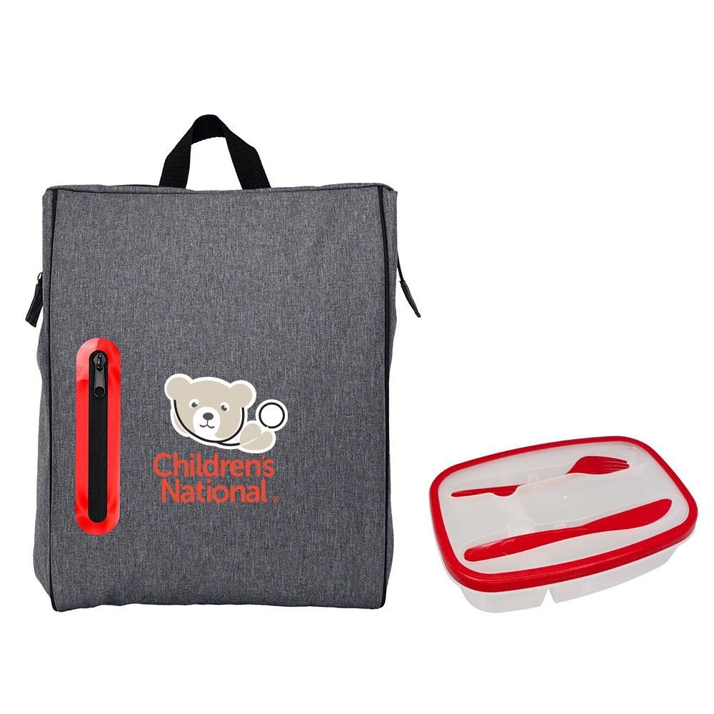 Deckert Backpack and Seal Tight Oval Lunch Cooler Set - Personalization Available