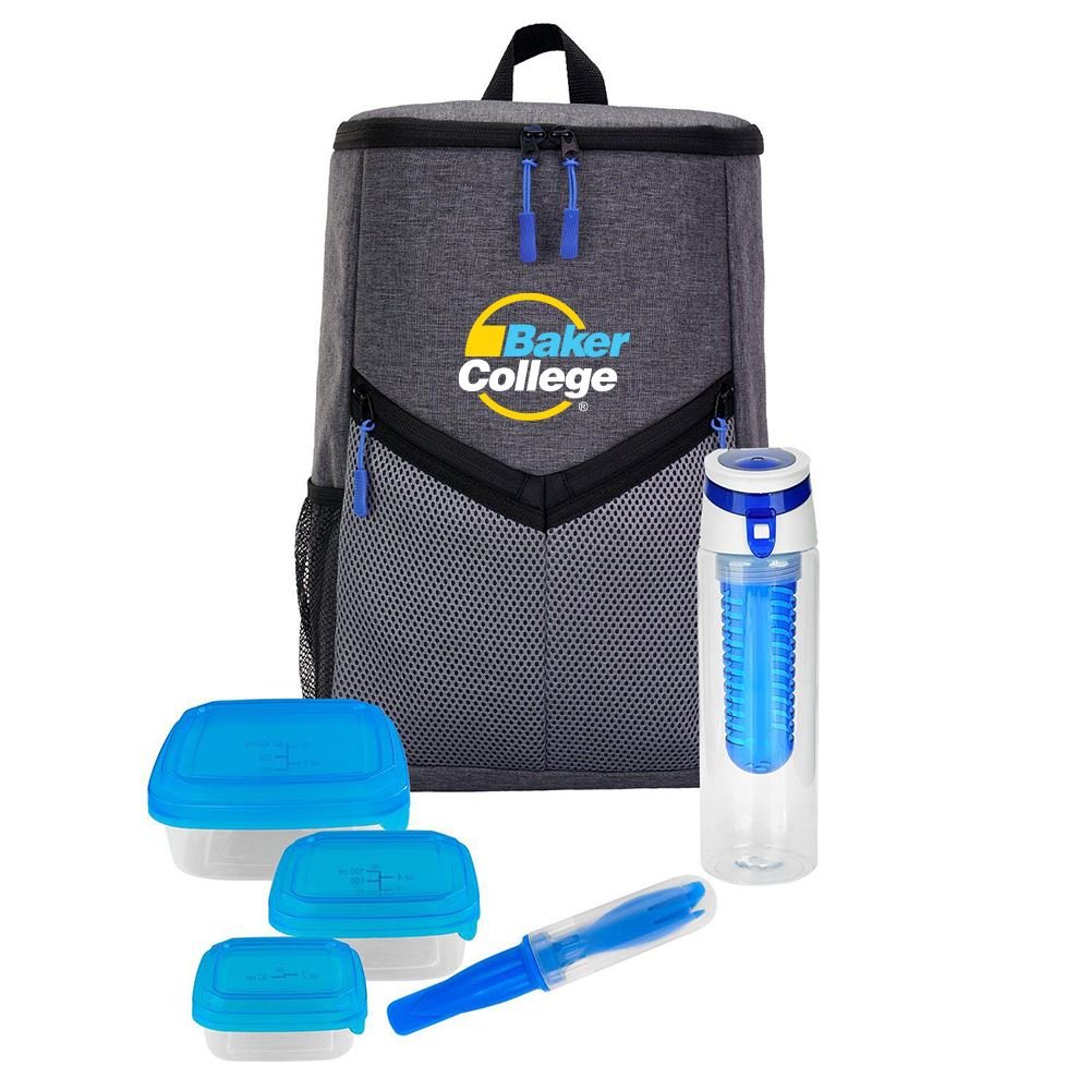 Valley Lunch & Drink Cooler Backpack Set - Personalization Available
