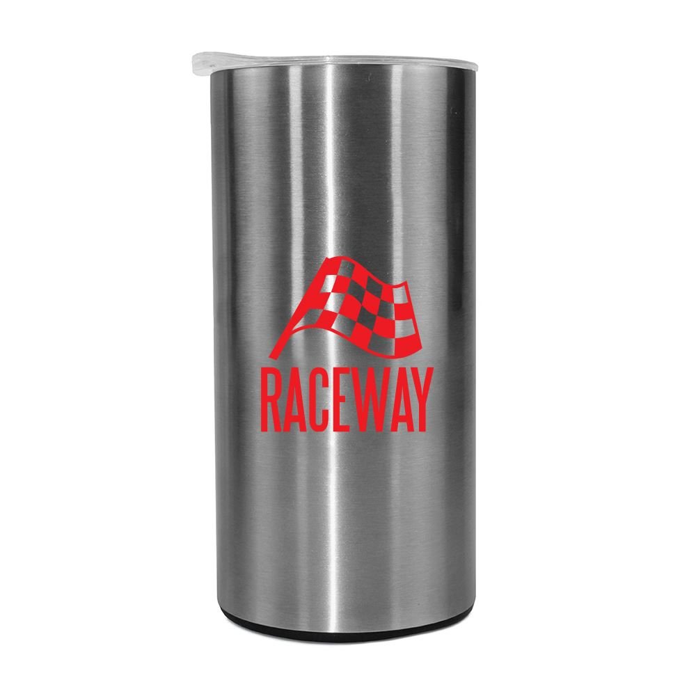 2-in-1 Stainless Steel Slim Tumbler/Can Cooler - 12 Oz. - Personalization Available