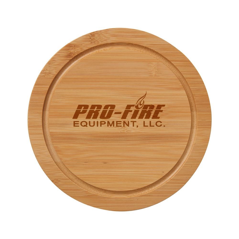 5-Piece Swivel Top Bamboo Cheese Board Set - Personalization Available