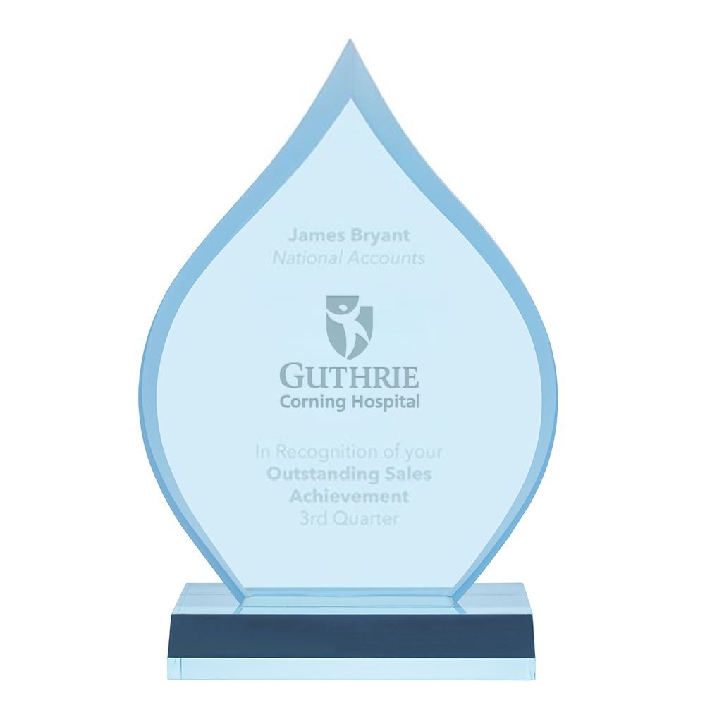 Freestanding Flame Acrylic Award - Personalization Available