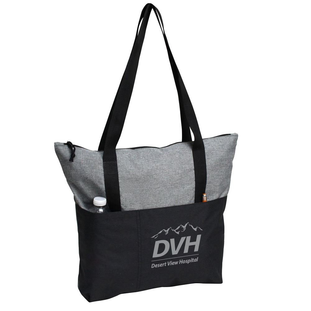 Rpet Two-Tone Zipper Tote - Personalization Available