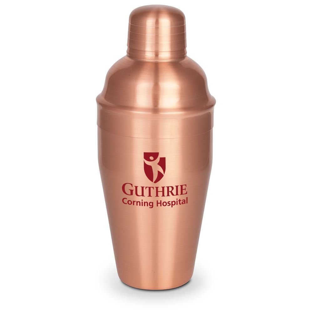 Copper Cocktail Shaker - 18 oz.  - Personalization Available