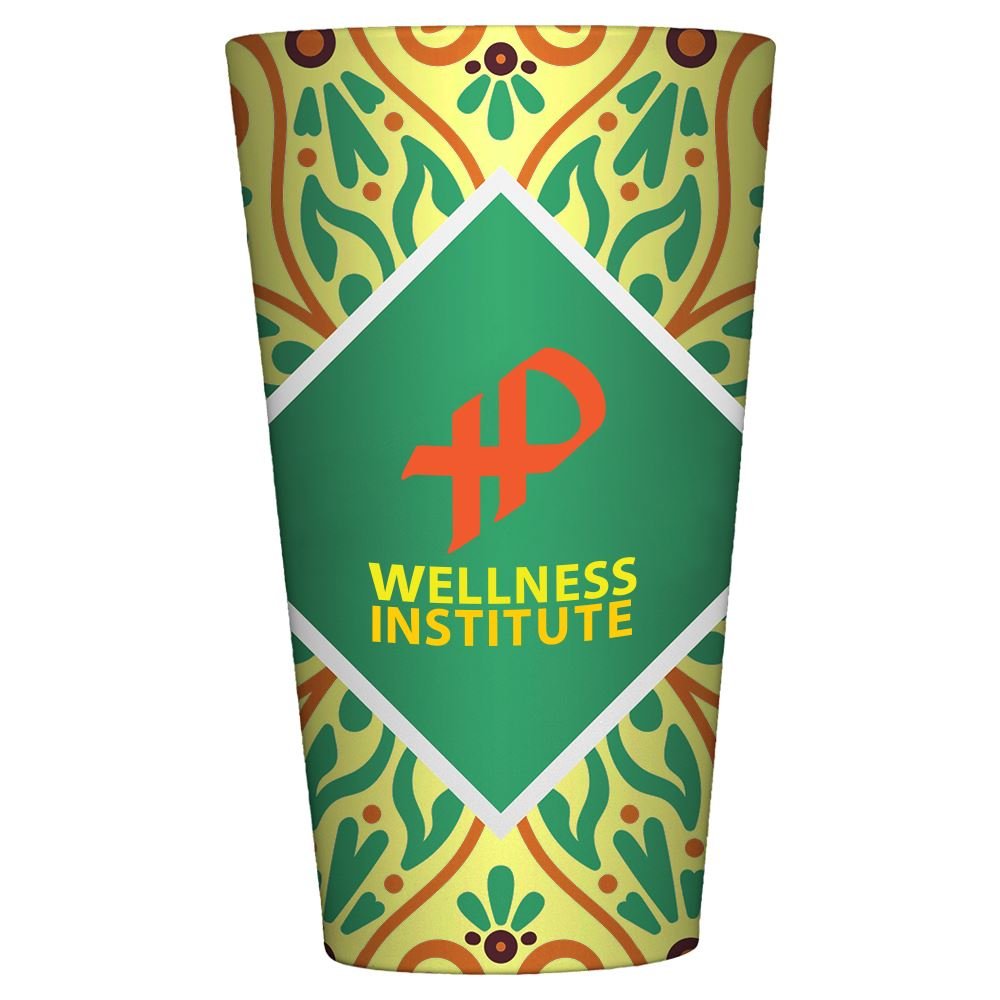 360 Wrap Tall Glass Pint 16-Oz. - Full-Color Personalization Available