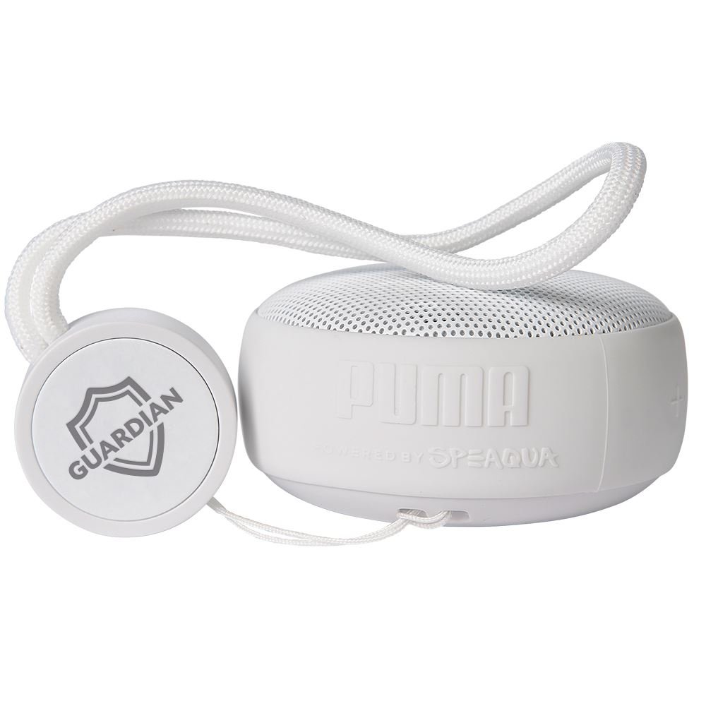 PUMA® Waterproof Bluetooth® Mini Speaker With Strap - Laser-Engraved Personalization Available