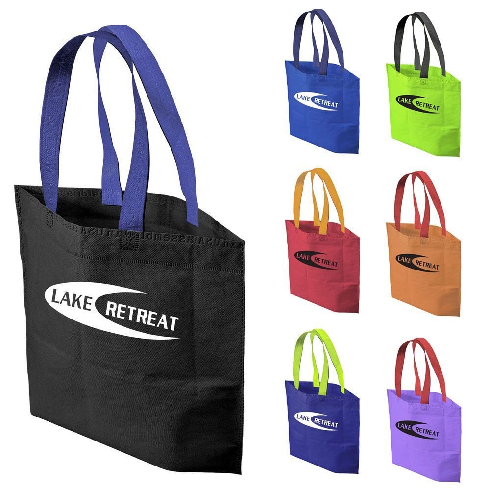 2-Tone Bottom Gusset Bag - Personalization Available