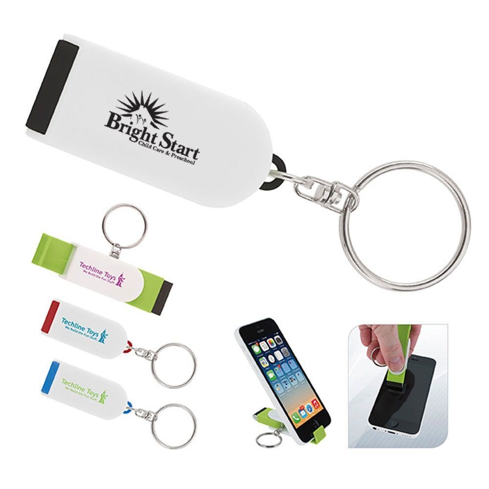 Phone Holder/Screen Cleaner Keychain - Personalization Available ...