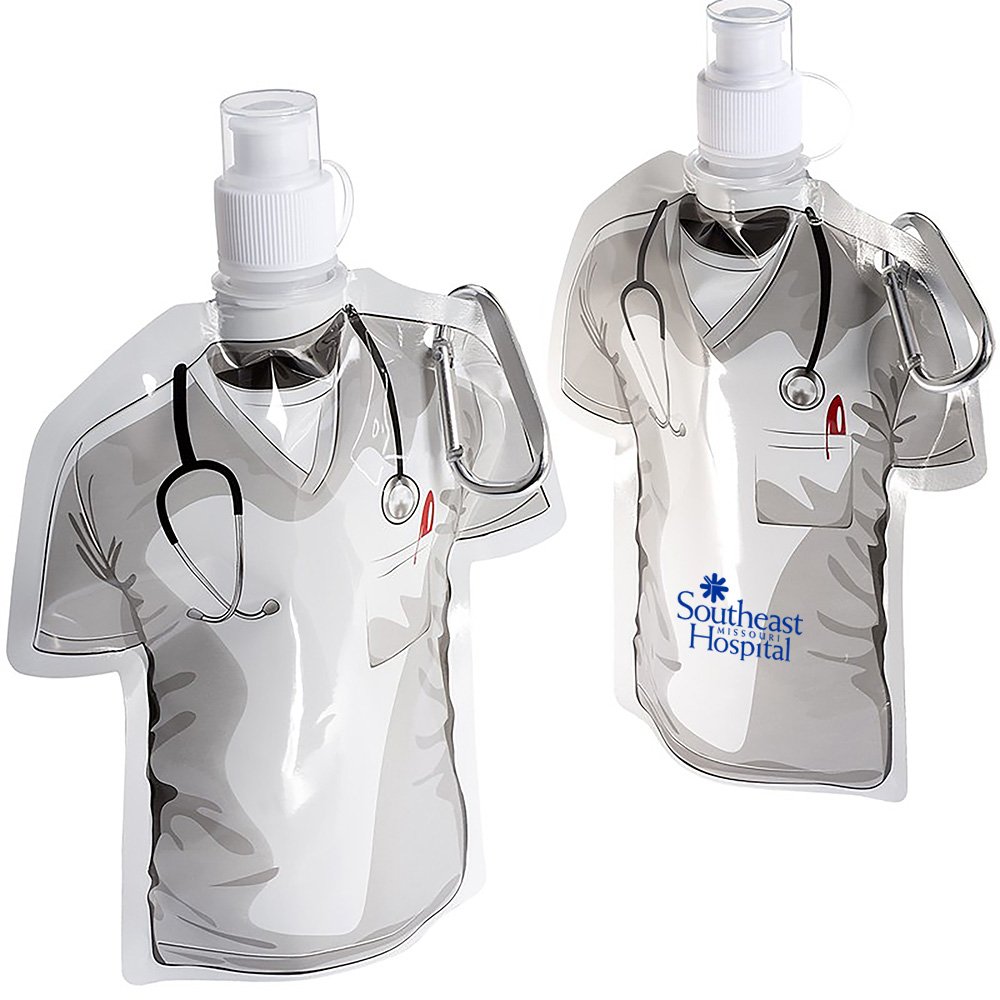 Medical Scrubs Water Bottle 16oz. Personalization Available