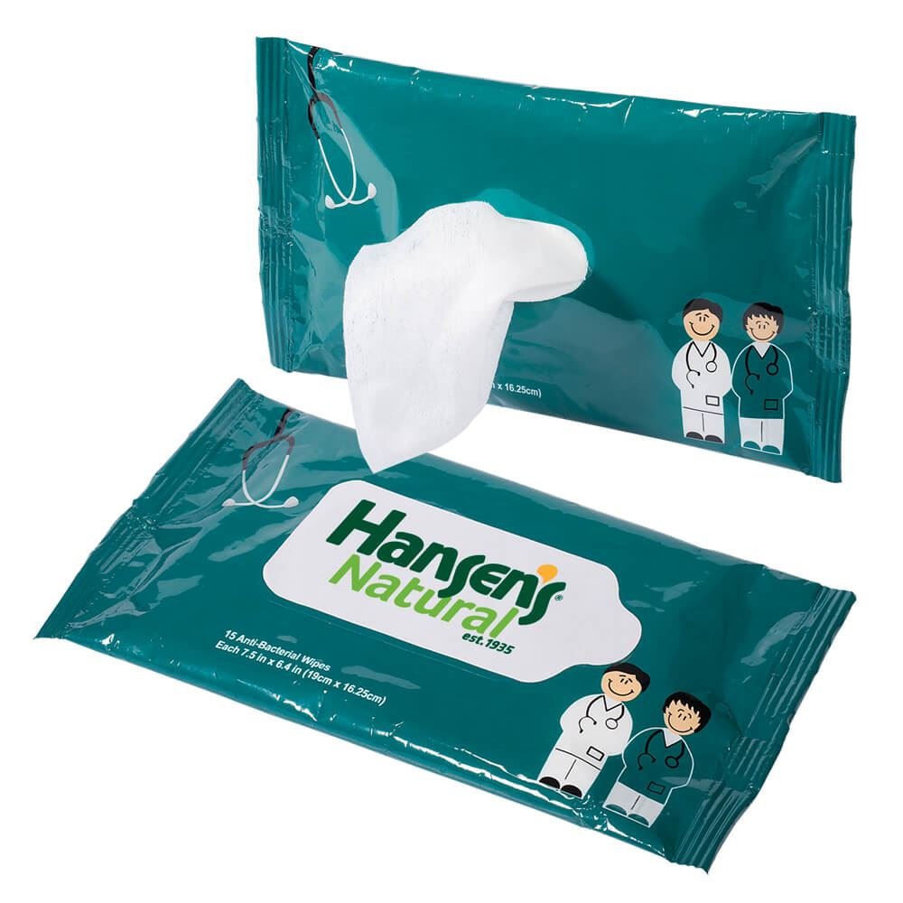 Doctor & Nurse Antibacterial Wet Wipes - Personalization Available