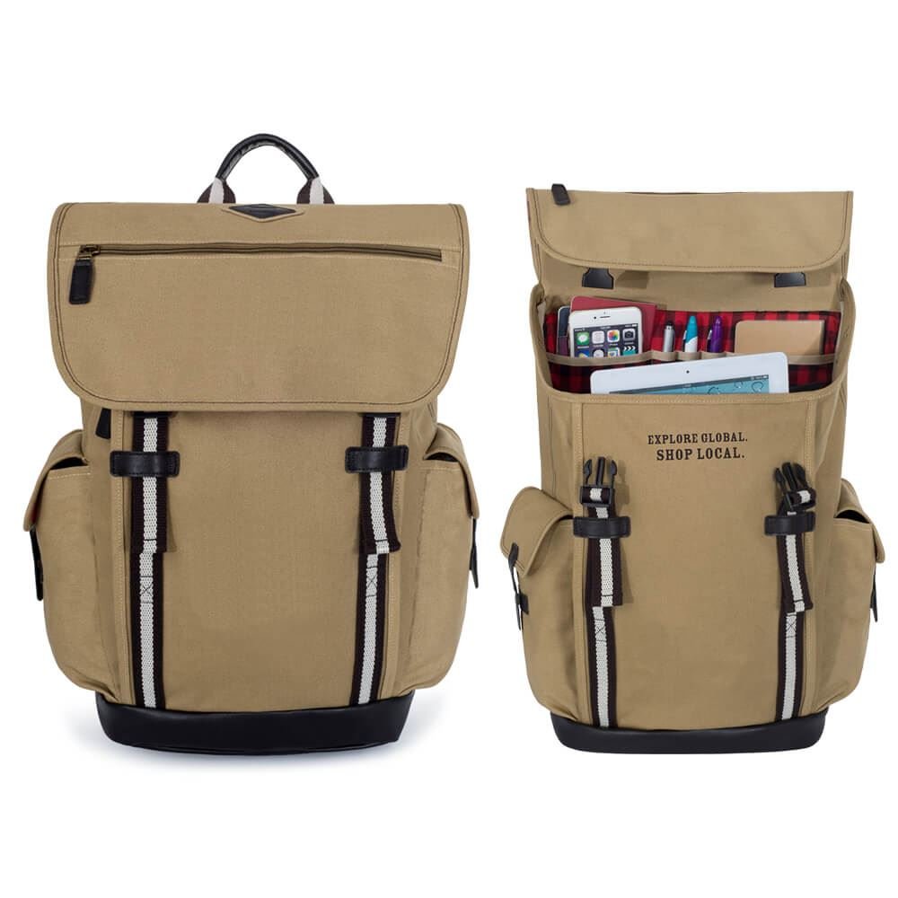 Heritage Supply&trade; Ridge Cotton Computer Backpack - Personalization Available