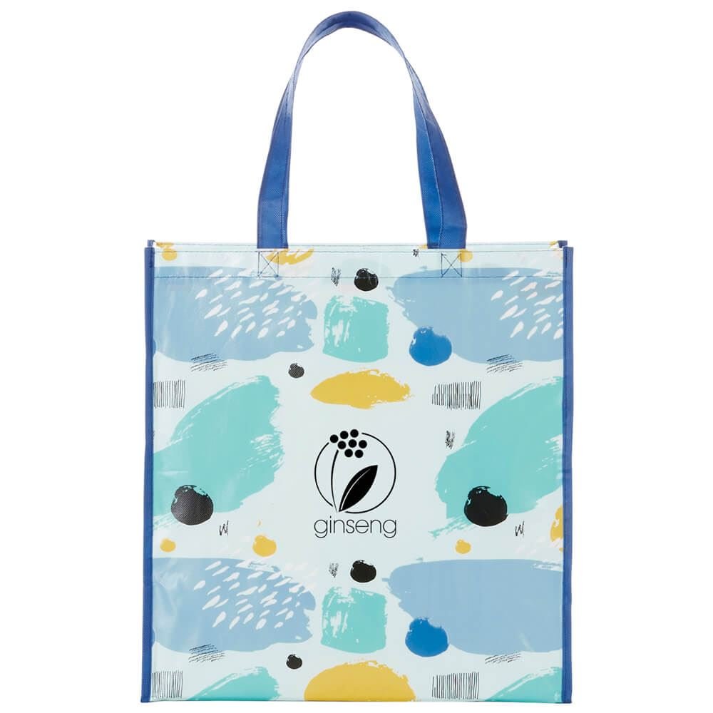 Mod Laminated Shopper Tote - Personalization Available