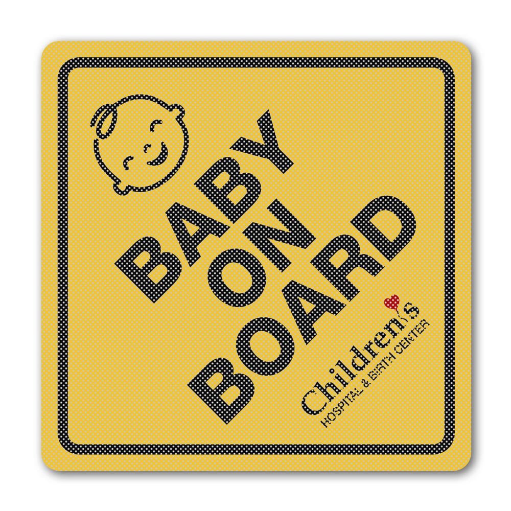 Square Window Perfed Shade - Personalization Available