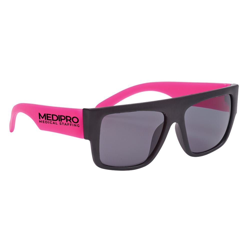 Pink Surfer Sunglasses - Personalization Available