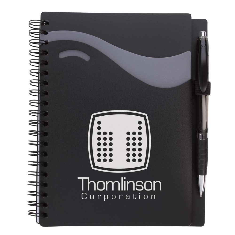 Wave Notebook With Epiphany Pen - Personalization Available