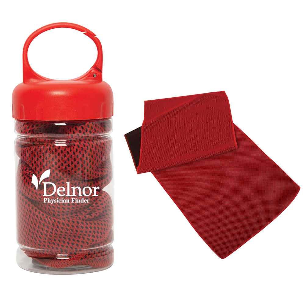 Krienes Cooling Towel in Container - Personalization Available