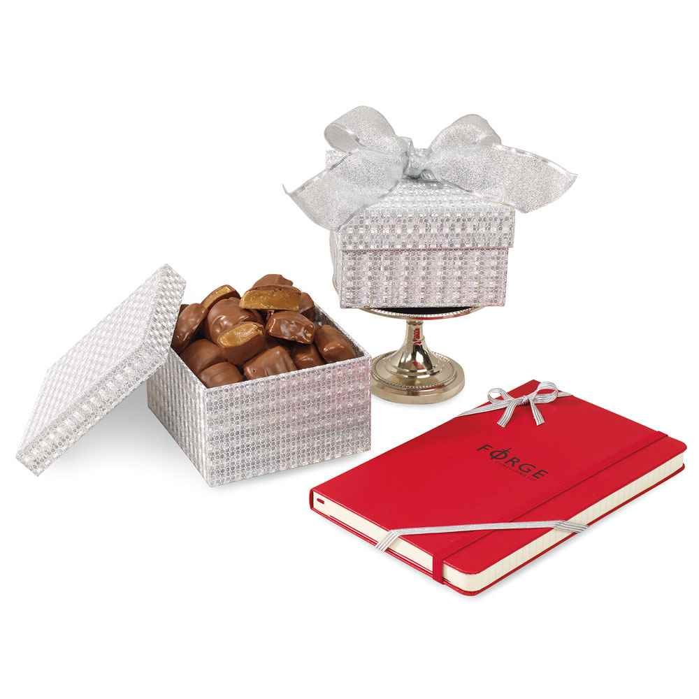 Moleskine&reg; Journal and Sparkling Almond Butter Toffee Box