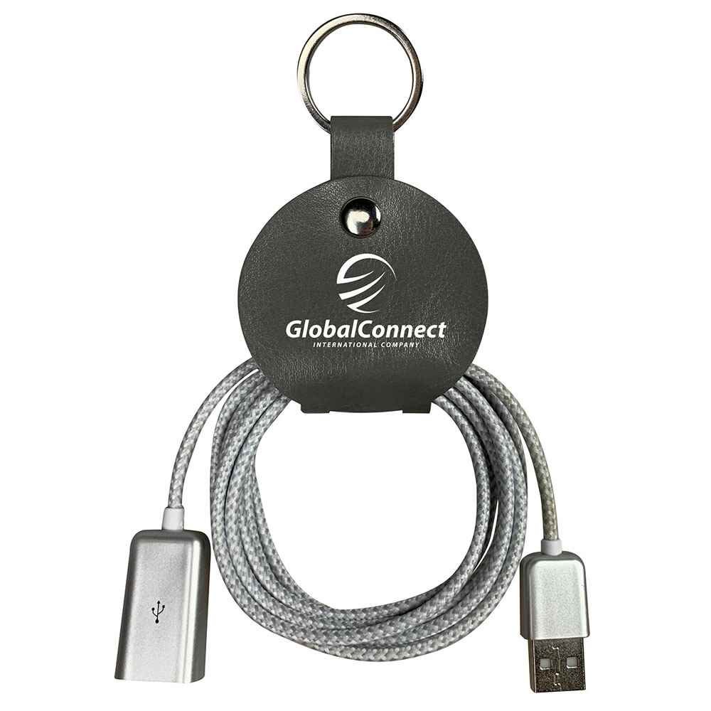 Snap Wrap Cord Organizer With Keyring - Personalization Available