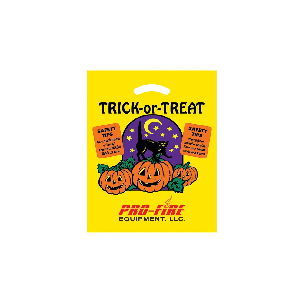 Halloween Trick-or-Treat Die-Cut Bag - Yellow - Personalization Available