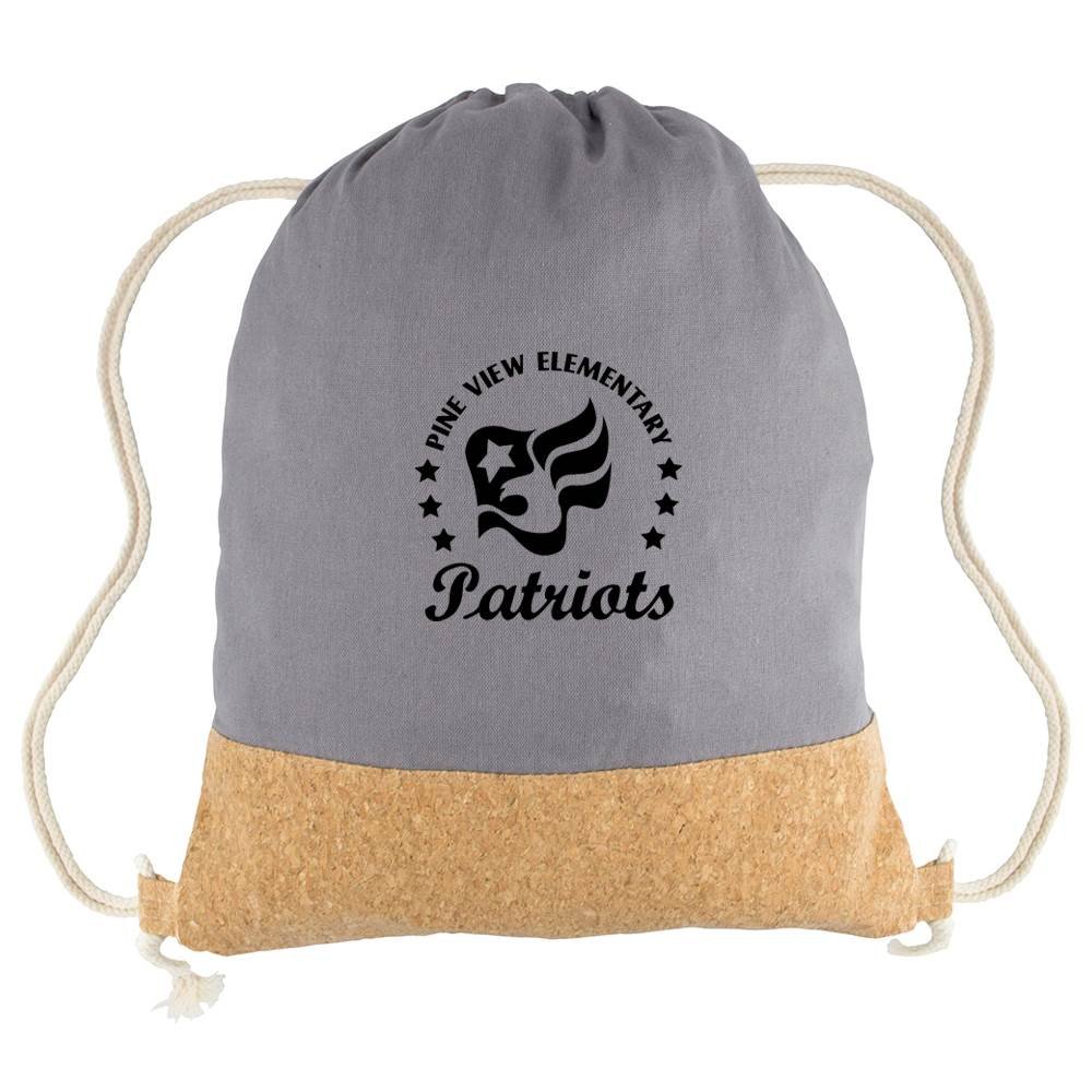 cotton canvas drawstring backpack