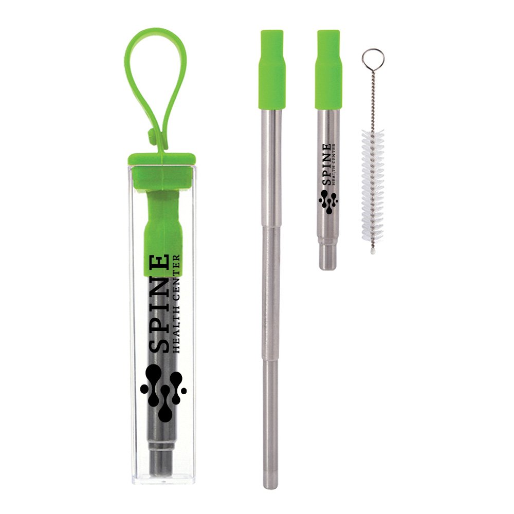 Sip To Go Collapsible Straw Kit - Personalization Available