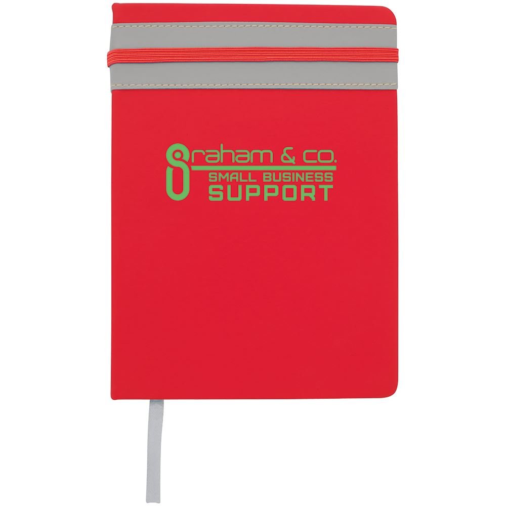 Elastic Stripe Journal - Personalization Available