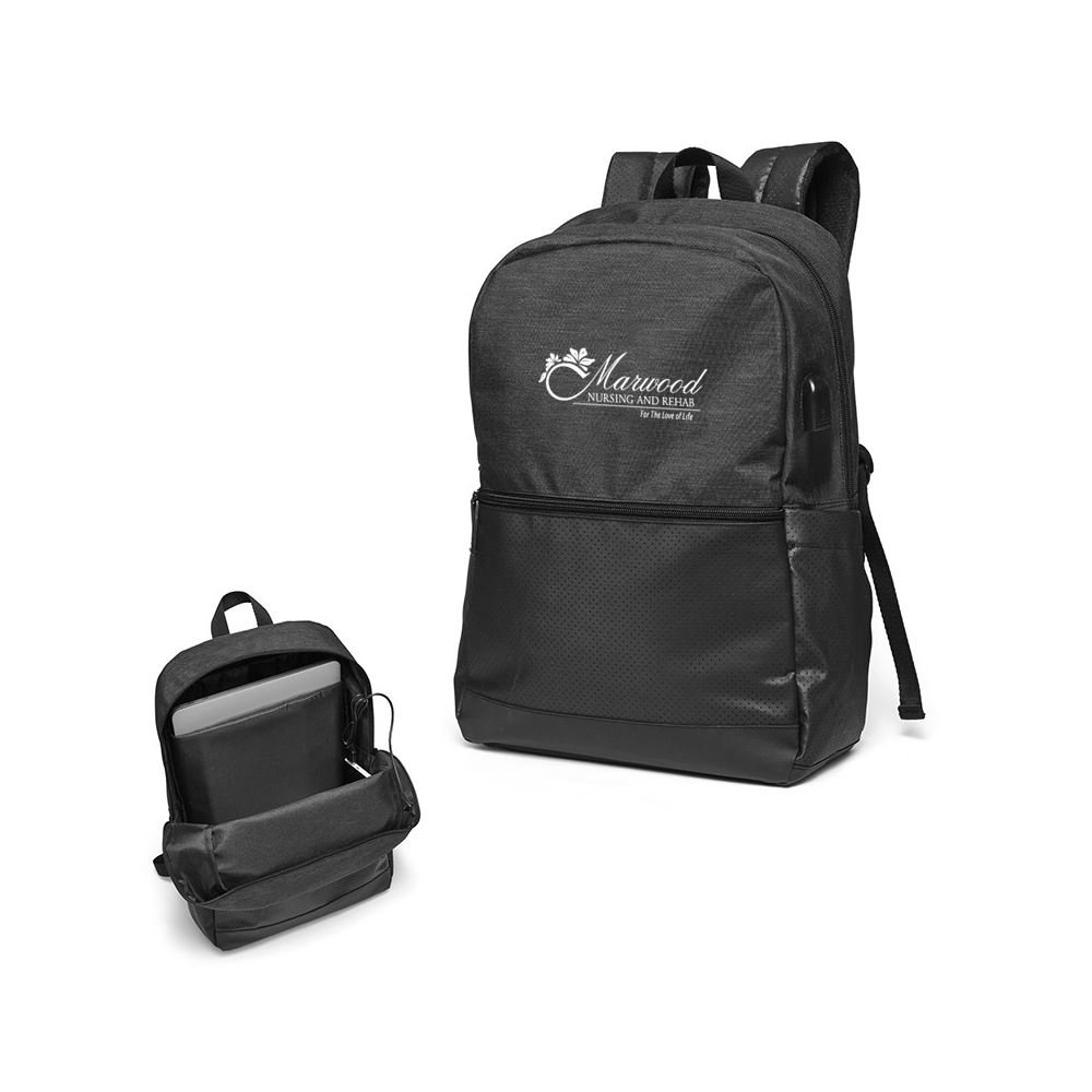 black tech backpack