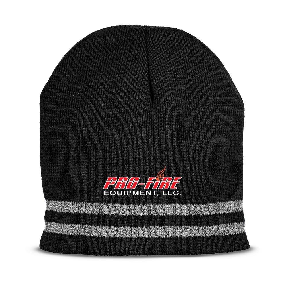 Reflective Knit Beanie - Embroidered Personalization Available