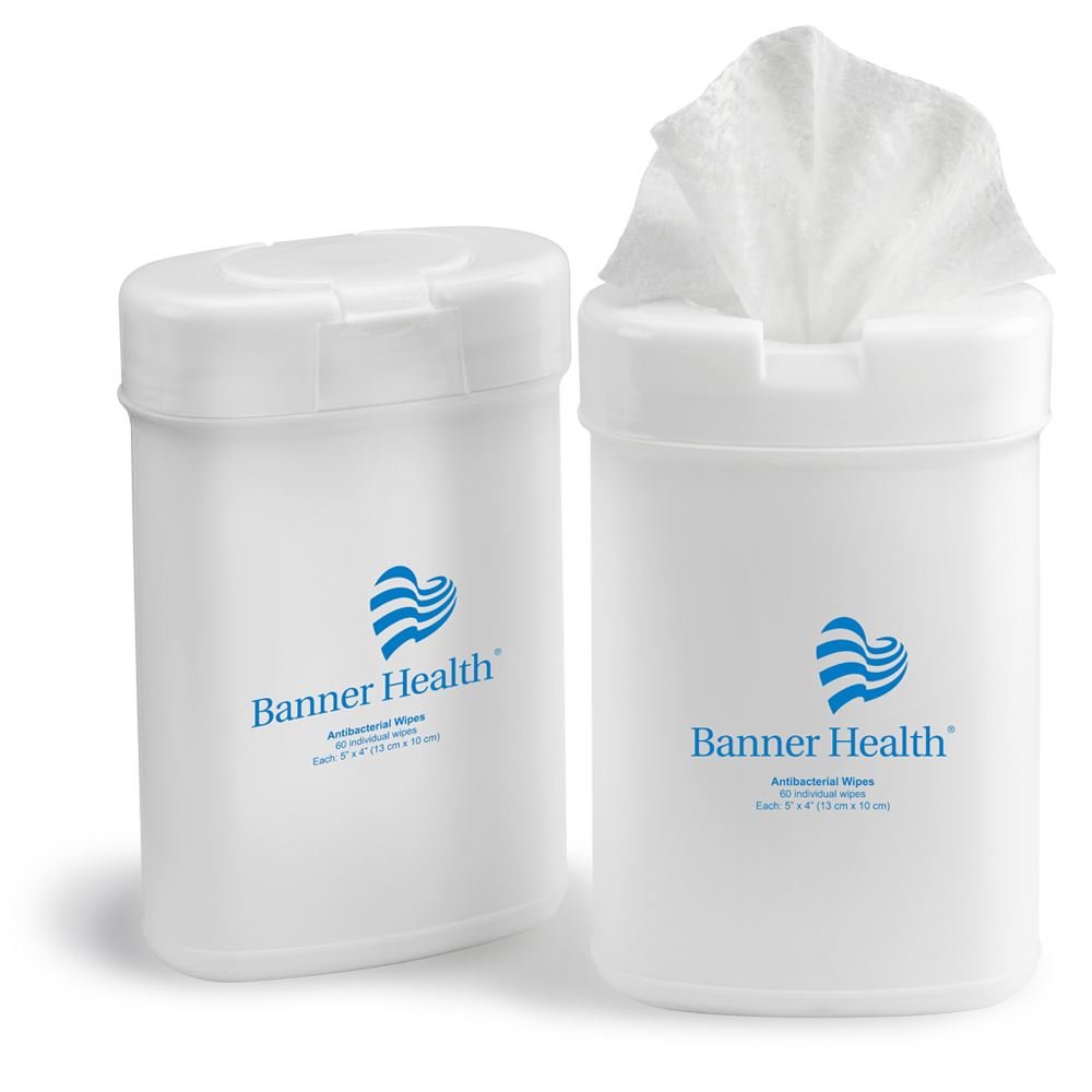 Antibacterial Wet Wipes In Case - Pack of 60