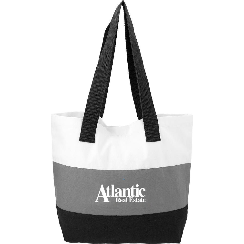 Gradient 10 Oz. Cotton Shopper Tote Bag - Personalization Available
