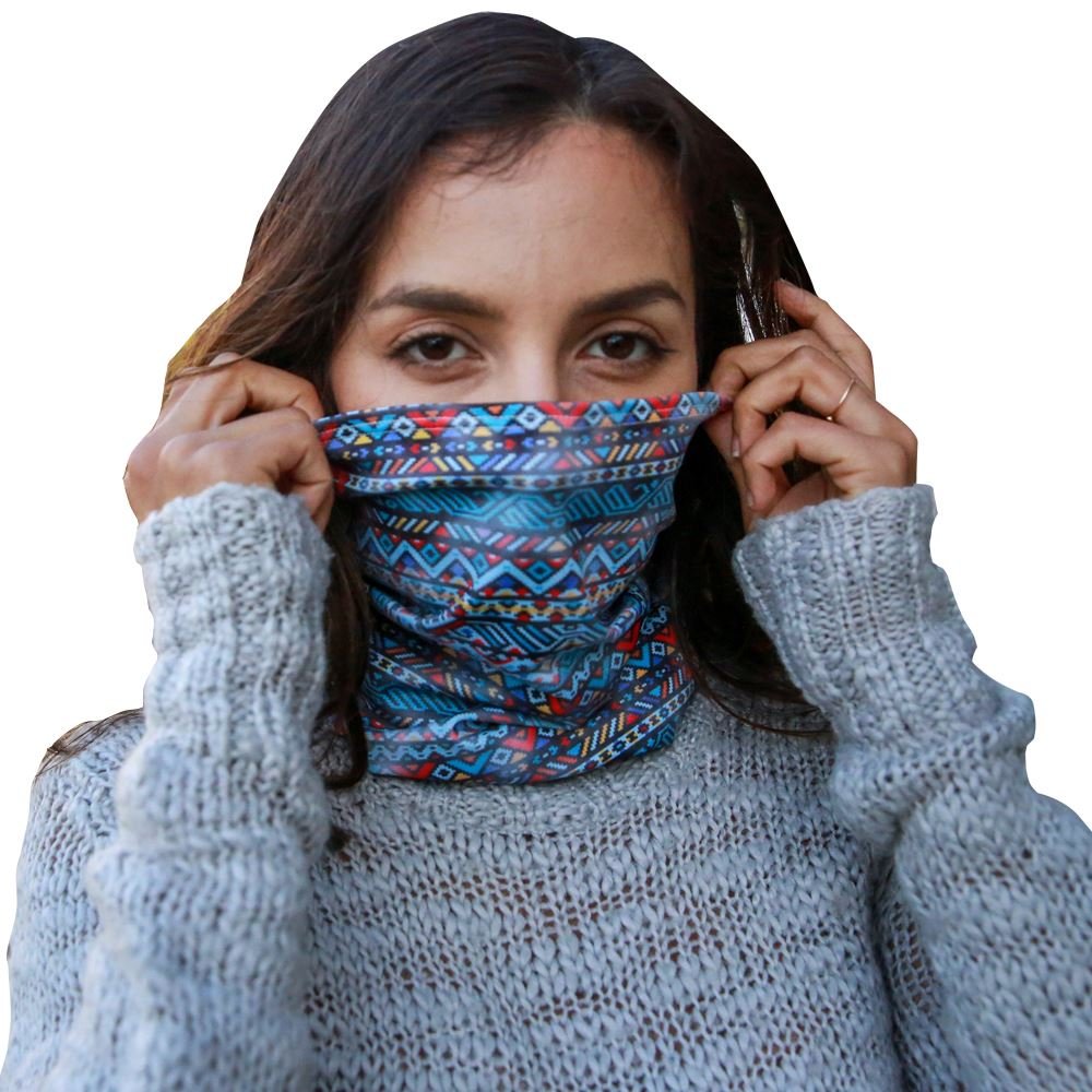 Multifunctional Neck Gaiter with   Antimicrobial Additive & UPF50 - Full Color Personalization