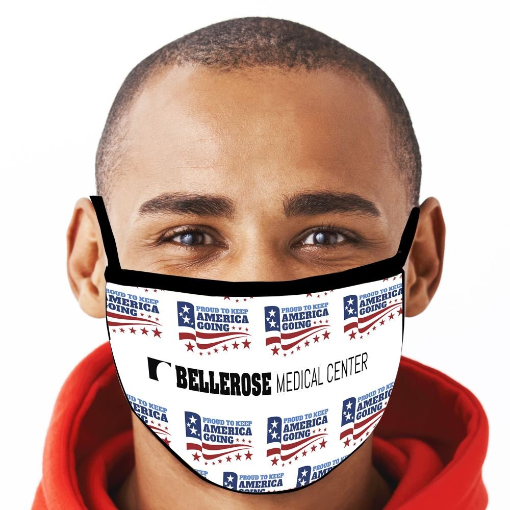 Keep America Going American Made 3-Ply Face Mask - Personalization Available