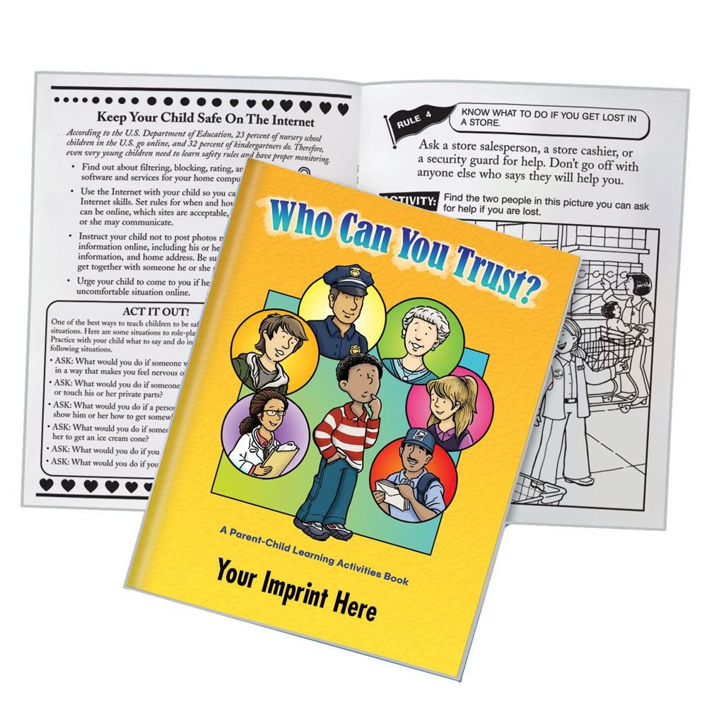 Who Can You Trust? Parent-Child Learning Activities Book - Personalization Available