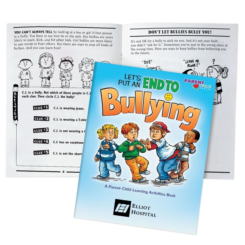 Let's Put An End To Bullying Parent-Child Learning Activities Book - Personalization Available
