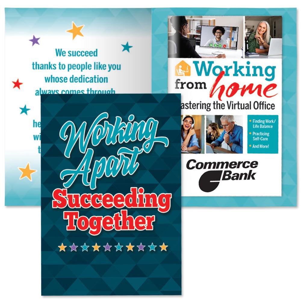 Working From Home: Mastering The Virtual Office Handbook Planner & Appreciation Card with optional personalization