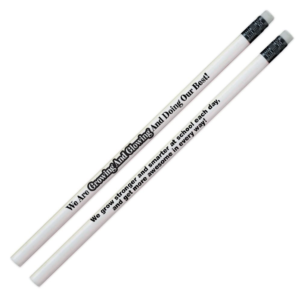 We Are Growing And Glowing And Doing Our Best! Glow Pencil - Pack of 25