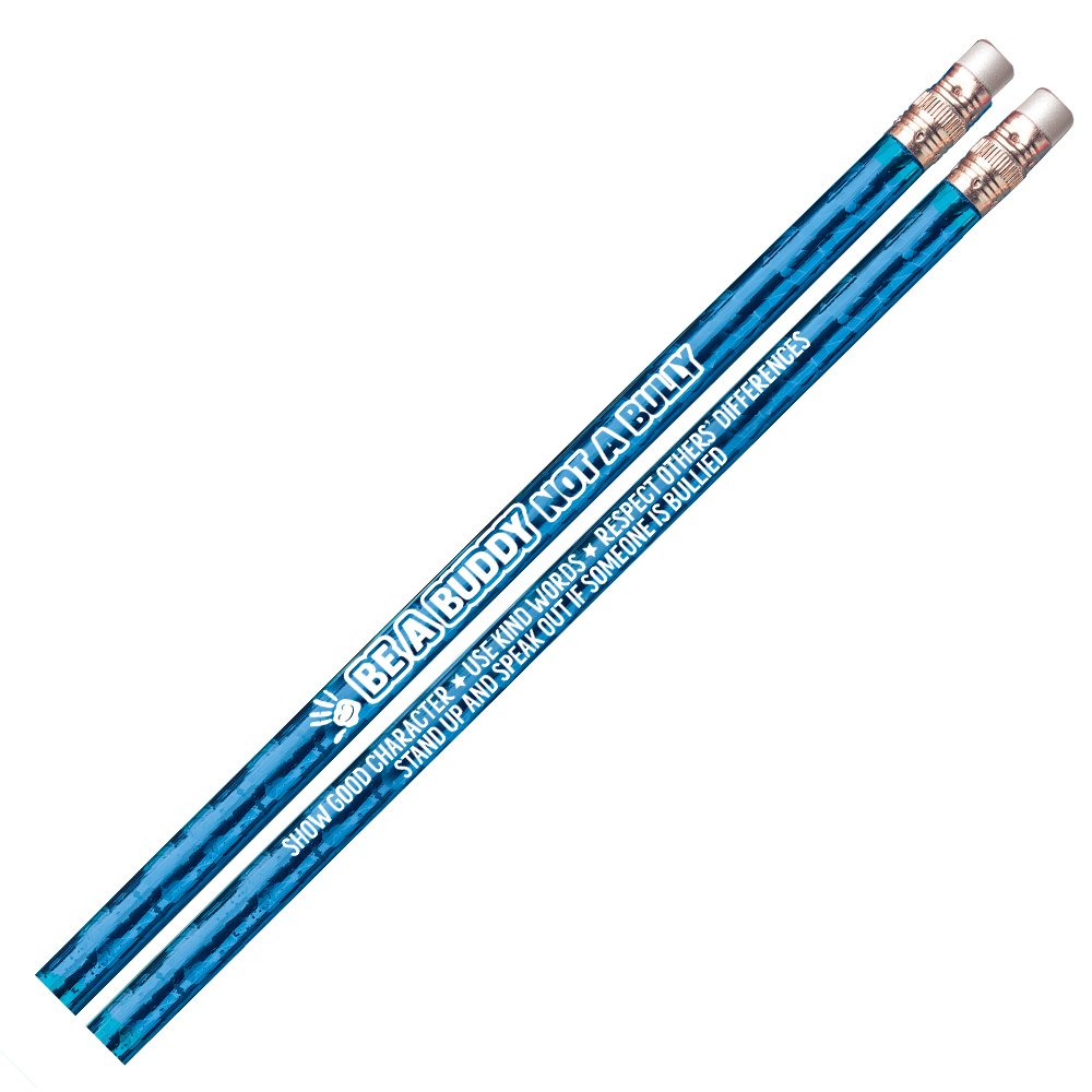 Be A Buddy, Not A Bully Sparkle-Foil Pencil - Pack of 100