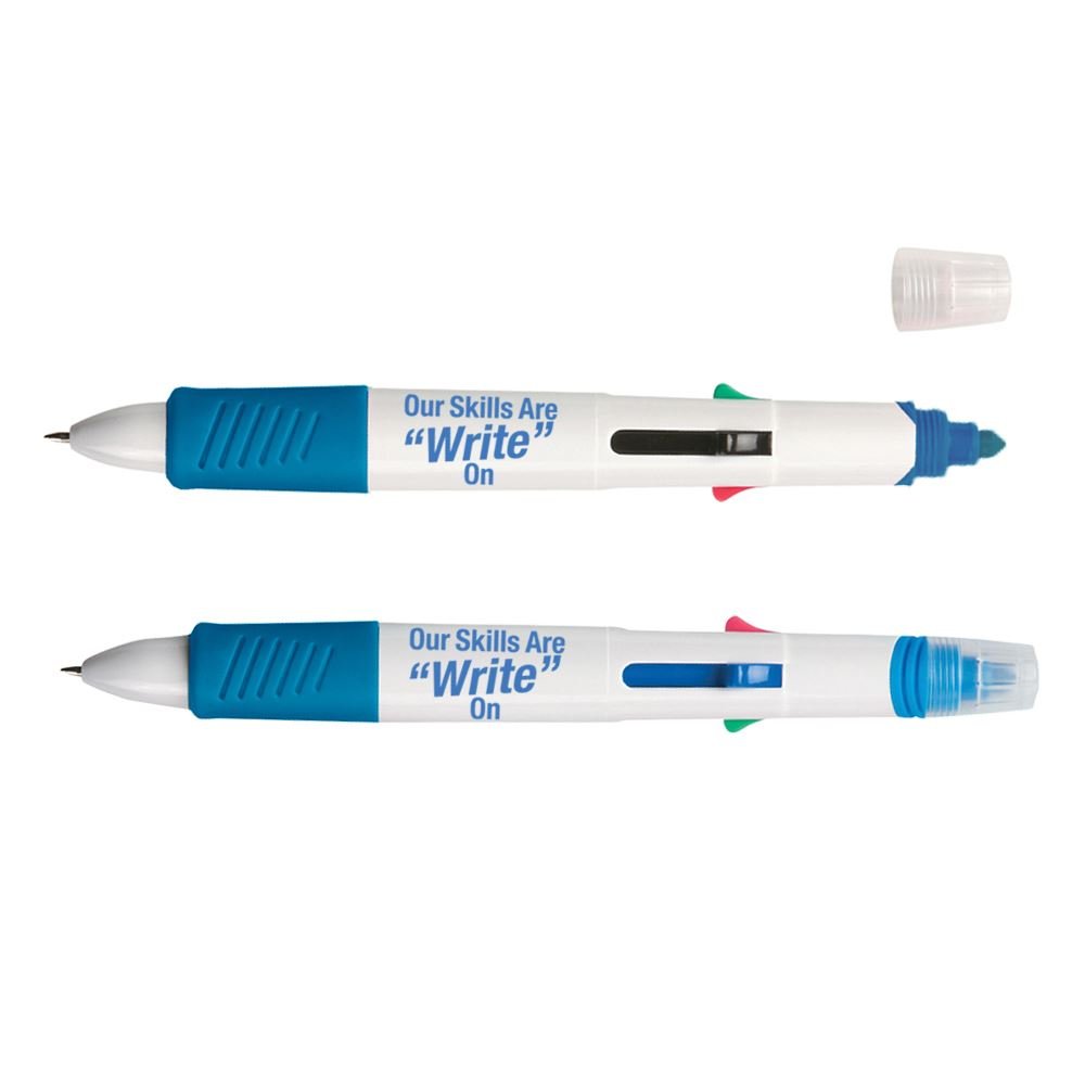 Multi Color Pen With Highlighter Pack Of 15 Positive Promotions Multi color pen with highlighter pack of 15 positive promotions