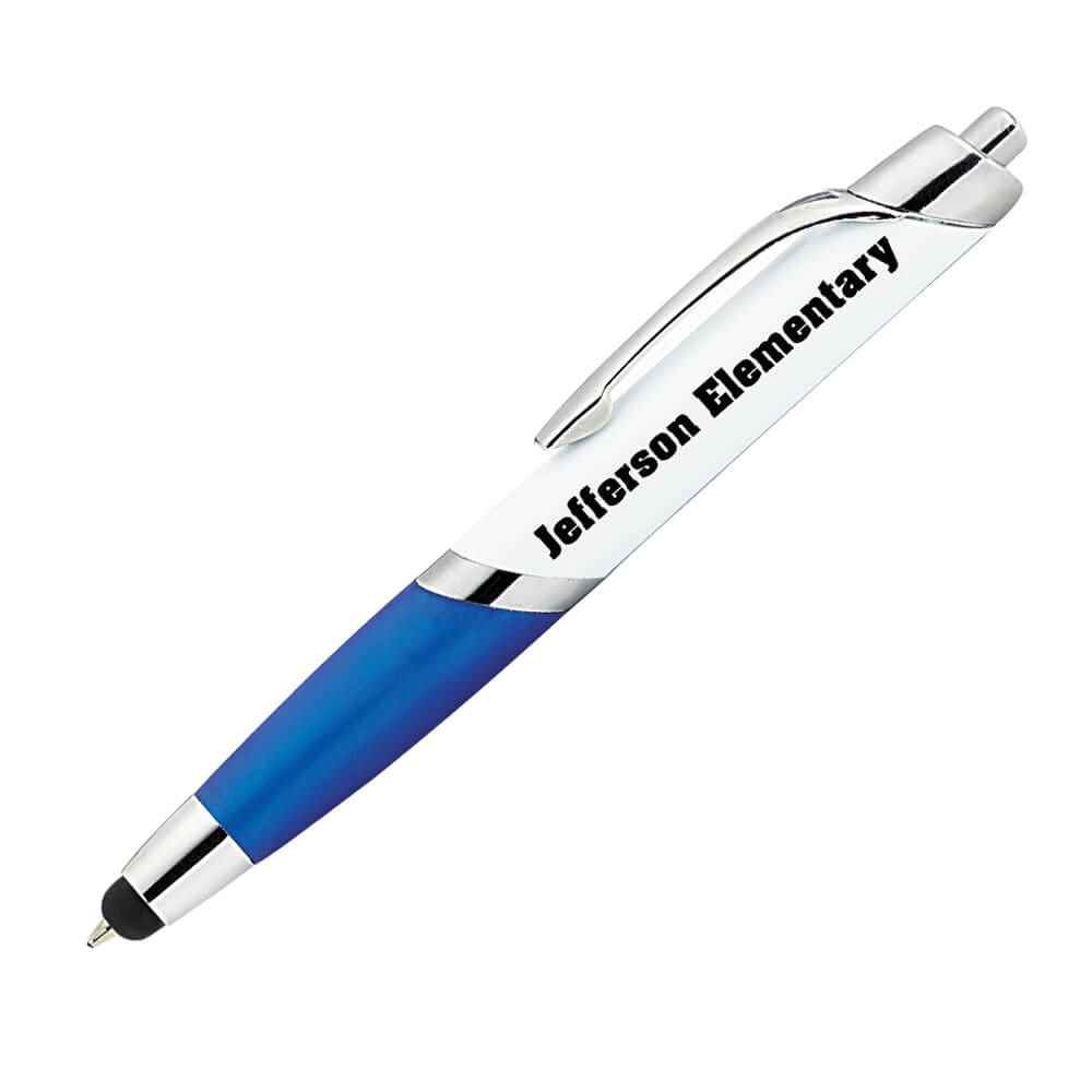 Blue Aventura Stylus Pen - One-Color Personalization Available