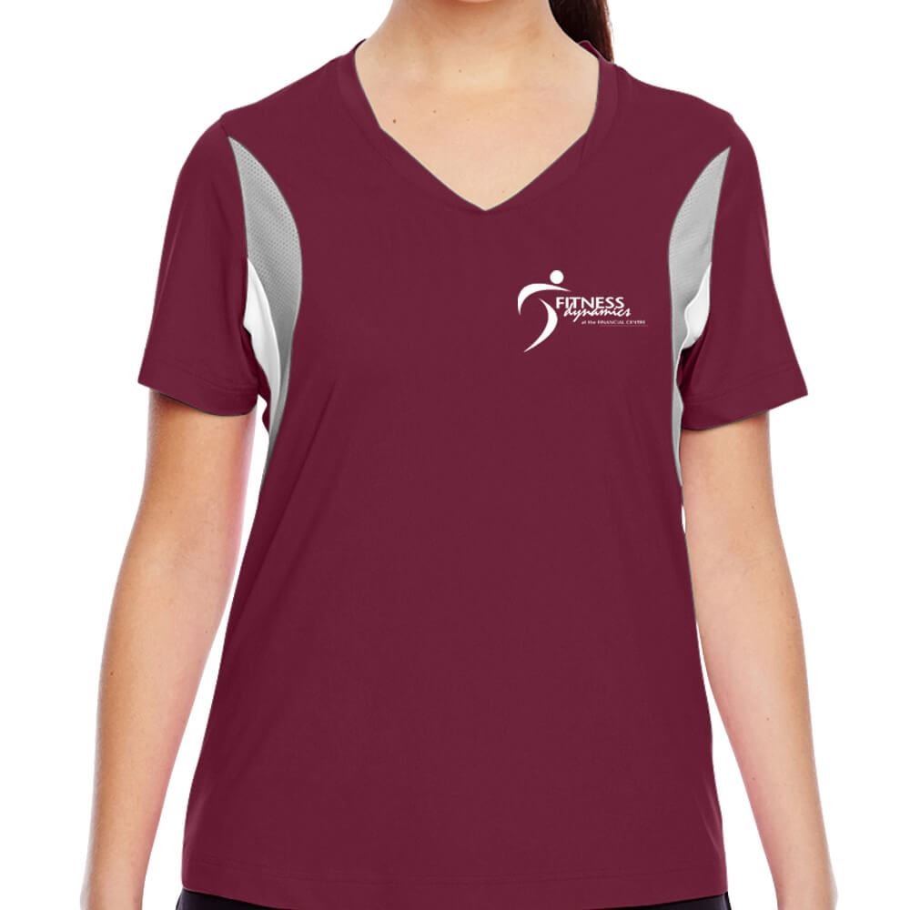Team 365&reg; Ladies' Short-Sleeve Athletic V-Neck Tournament Jersey - Personalization Available