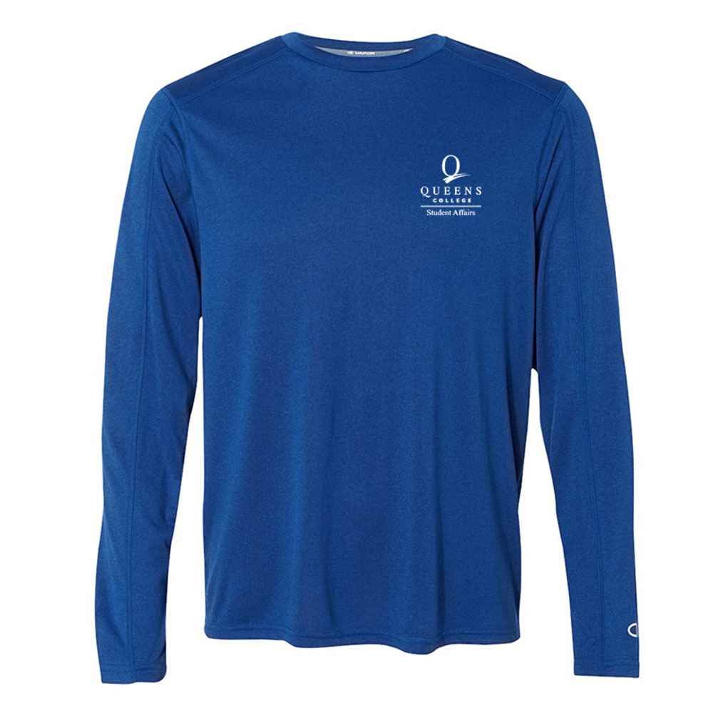 Champion&reg; Vapor Performance Heather Long Sleeve T-Shirt - Personalization Available