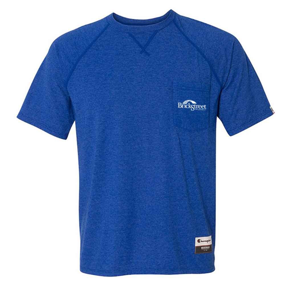 Champion&reg; Originals Soft-Wash Pocket Tee - Silkscreened Personalization Available