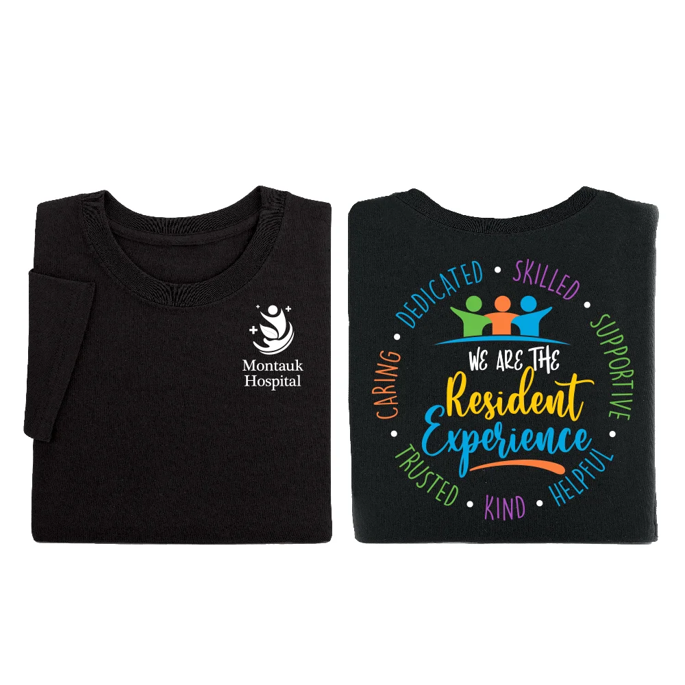 We Are the Resident Experience 2-Sided Unisex Short-Sleeved T