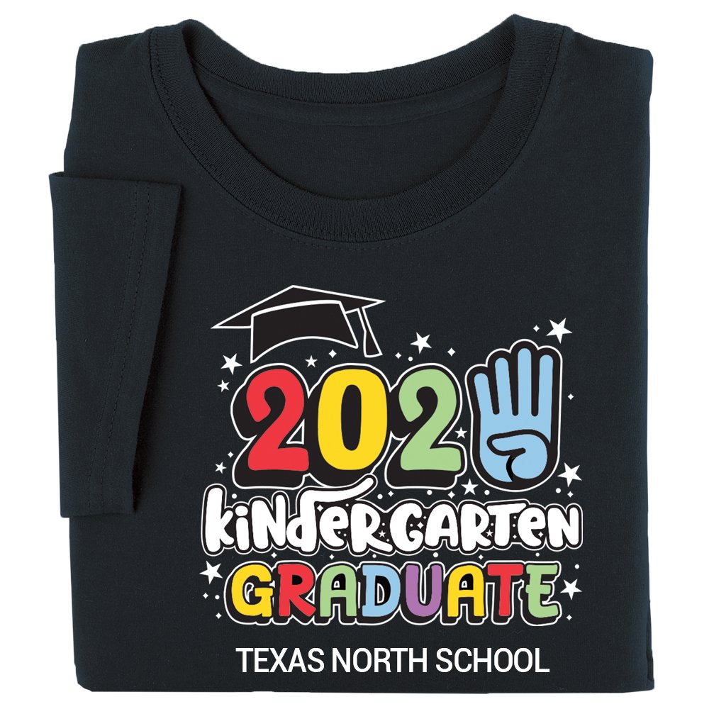 2024 Kindergarten Graduate Gildan® Youth Heavy Cotton T-Shirt: Best-Selling Colors - Silkscreened Personalization Available