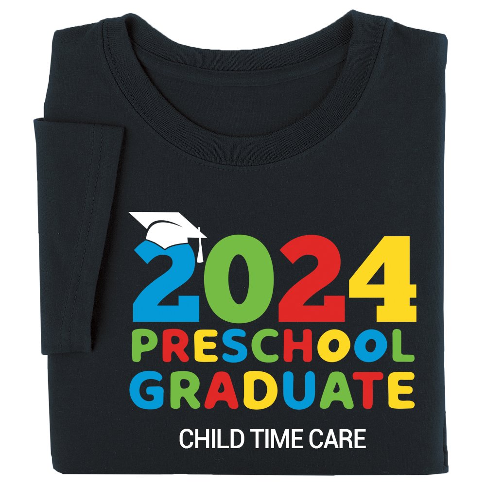2024 Preschool Graduate Gildan® Youth Heavy Cotton T-Shirt: Best-Selling Colors - Silkscreened Personalization Available