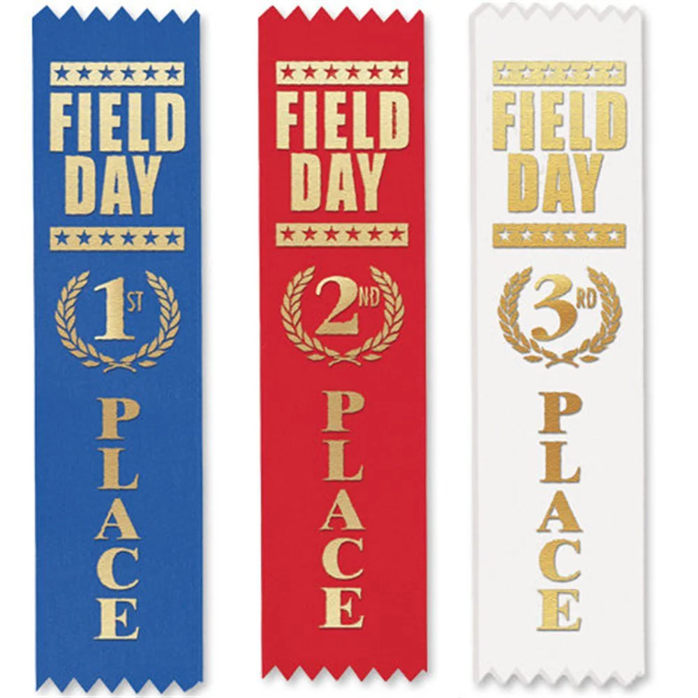 First Second Third Place Ribbon