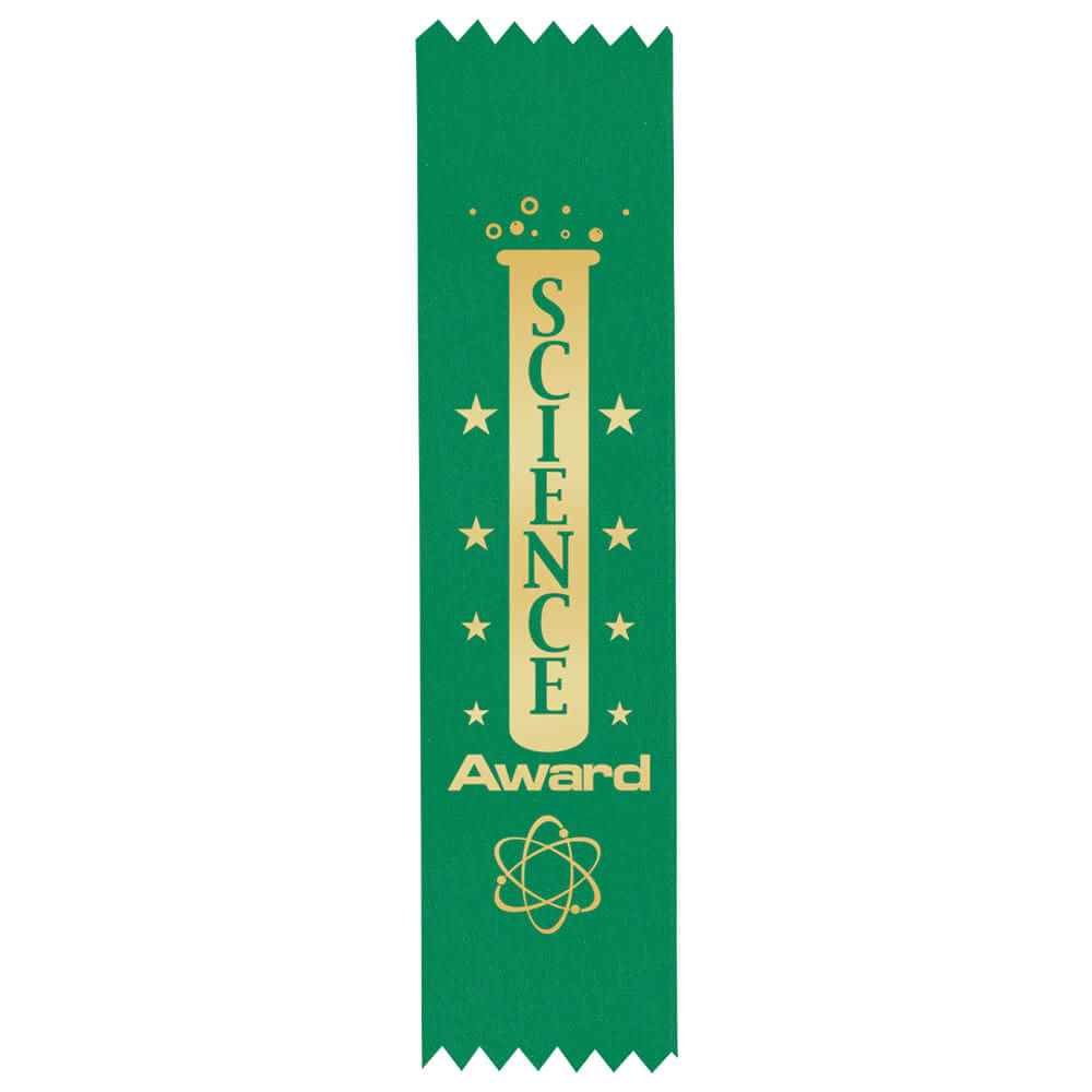 Science Gold Foil-Stamped Satin Ribbons | Positive Promotions